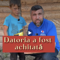 Datoria de 3.000 de lei a lui Cristi a fost achitata! Va multumim din inima!