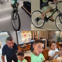 O bicicleta si un pranz la restaurant, doua vise implinite intr-o singura zi