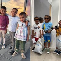 Haine noi si jucarii pentru Andrei, David, Nicolas si Maria